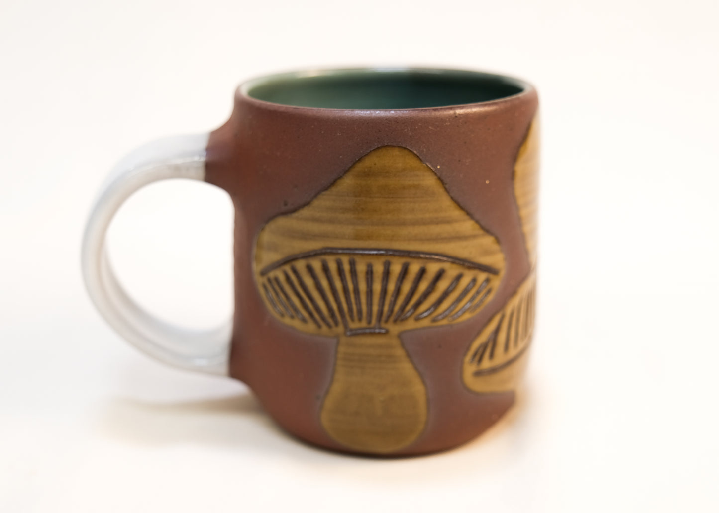 Amber Topsy Turvy Mushroom Big Mug