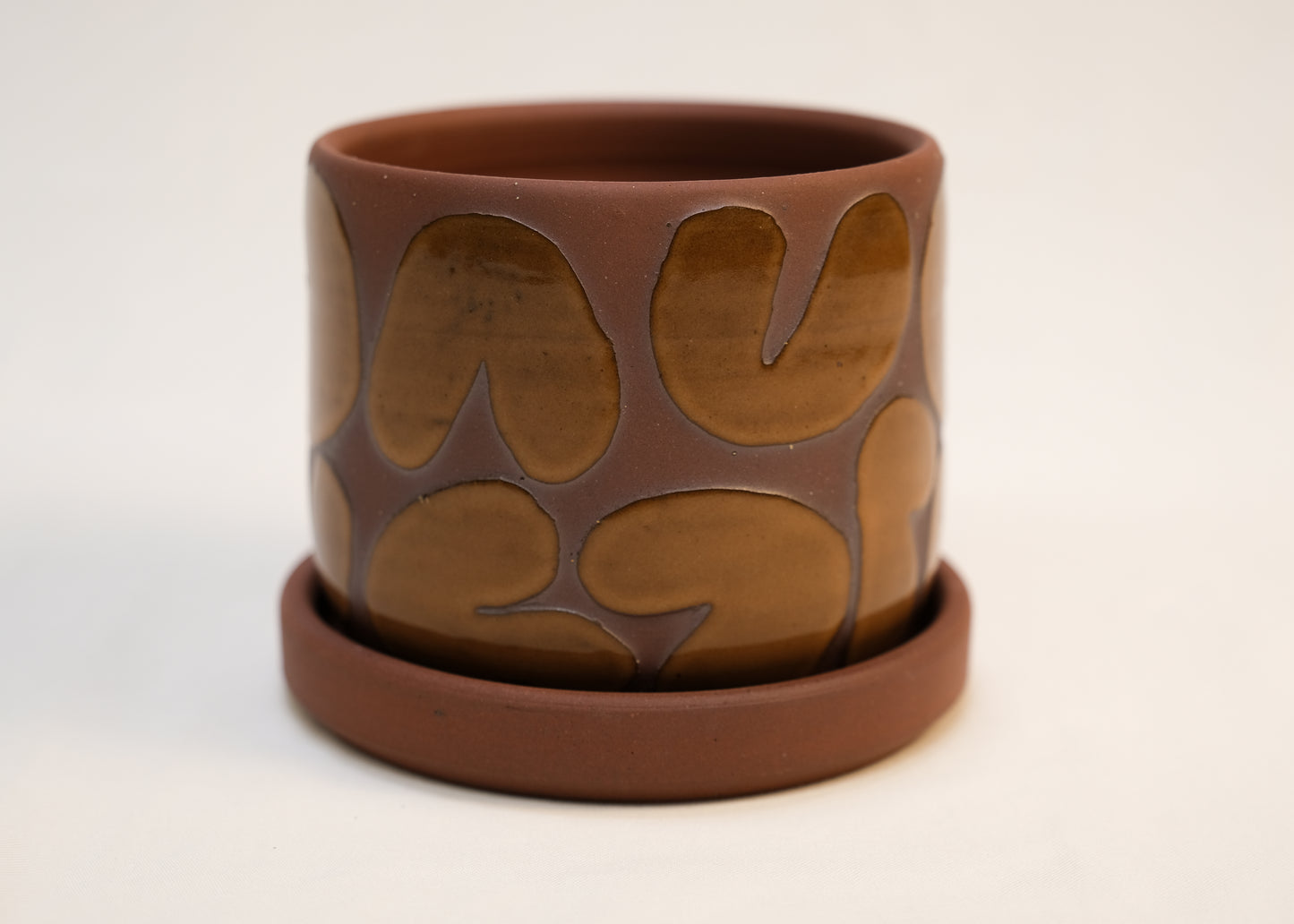 Small Amber Noodle Planter