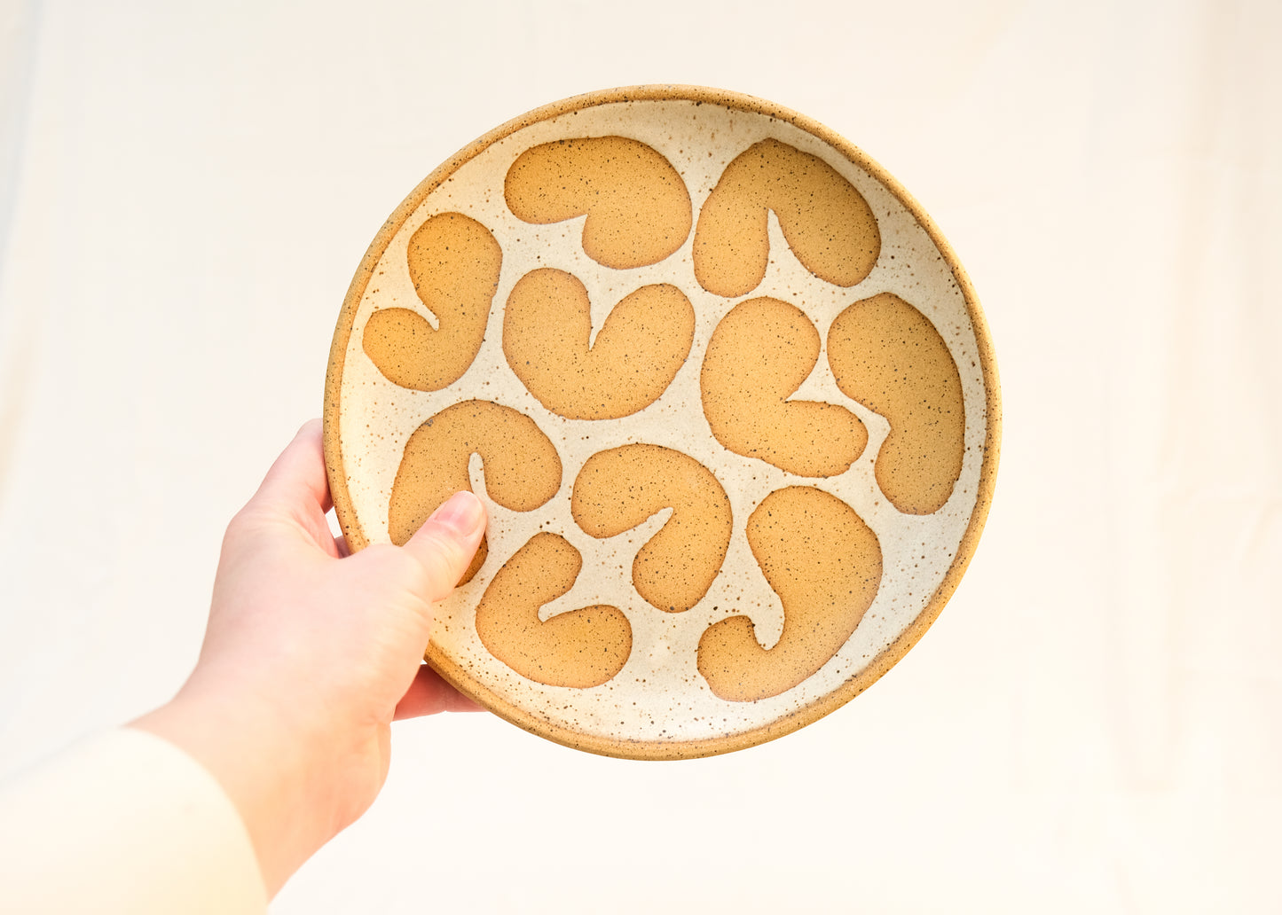 Eggshell Noodle Lunch Plate