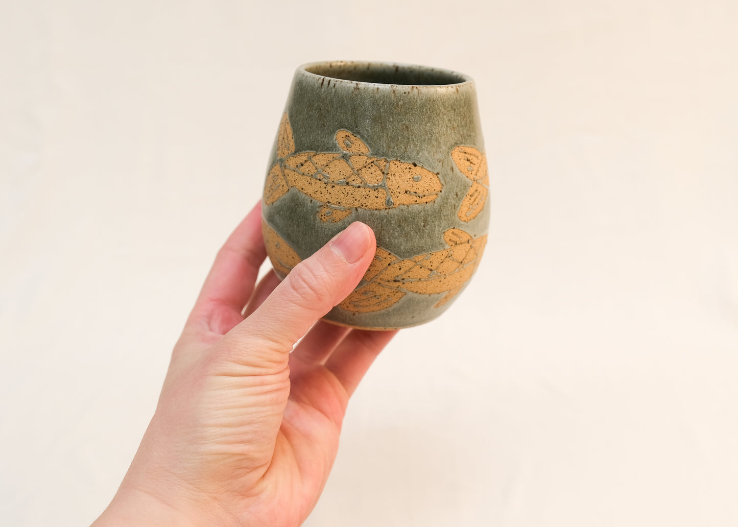 Swimming Sardines Wine Cup