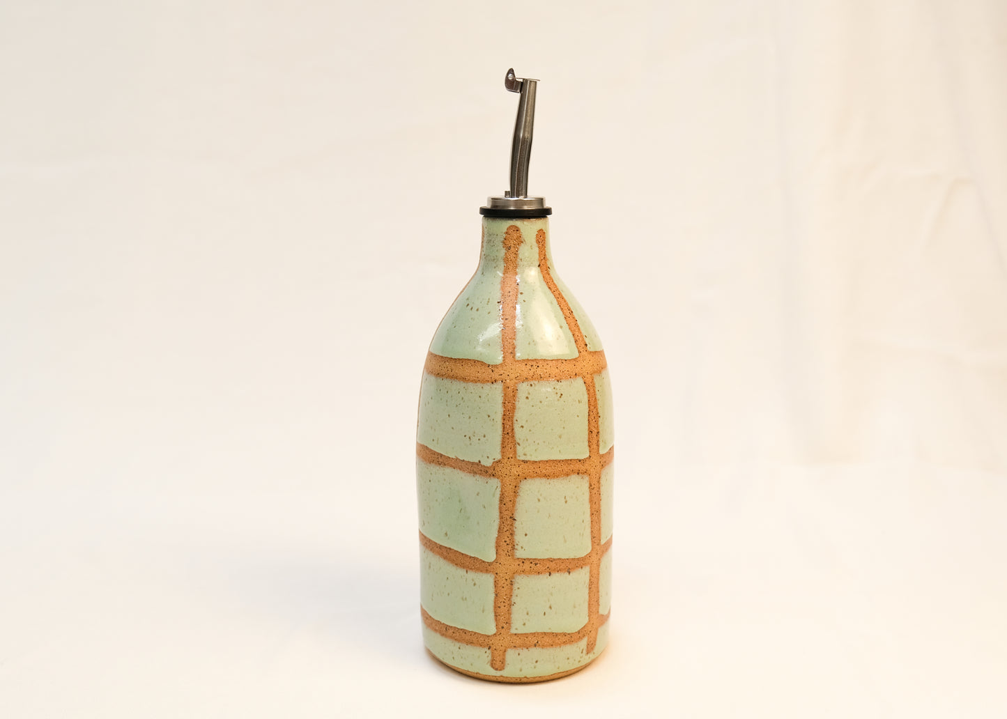 Matcha Grid Oil Bottle -18 oz-