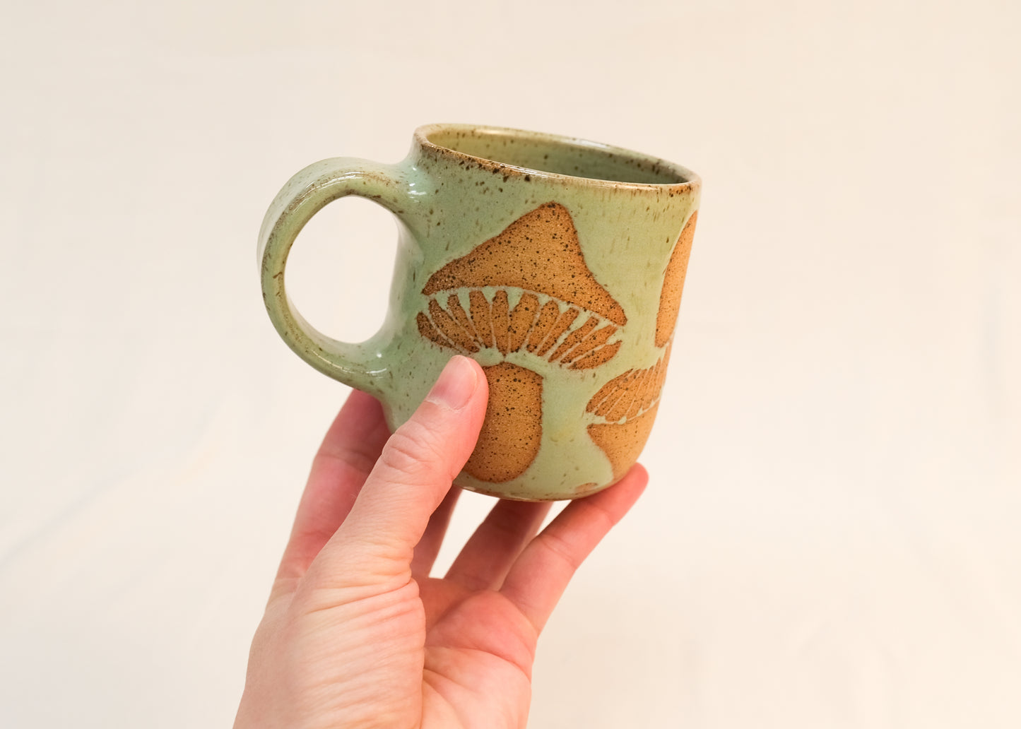 Matcha Mushroom Diner Mug