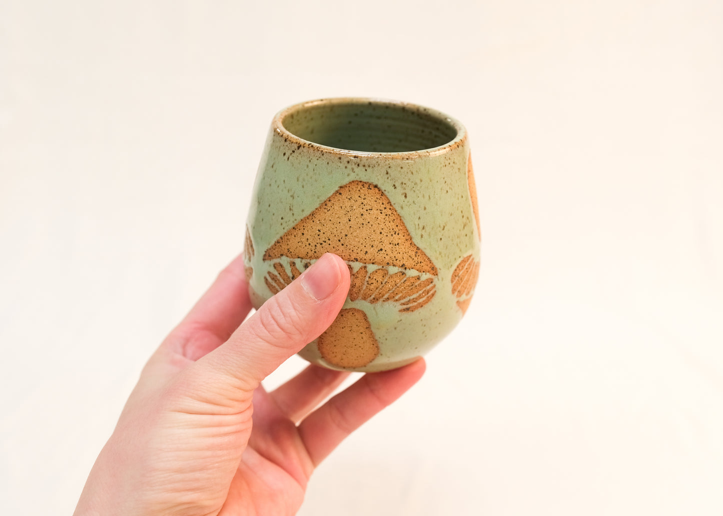 Matcha Mushroom Wine Cup
