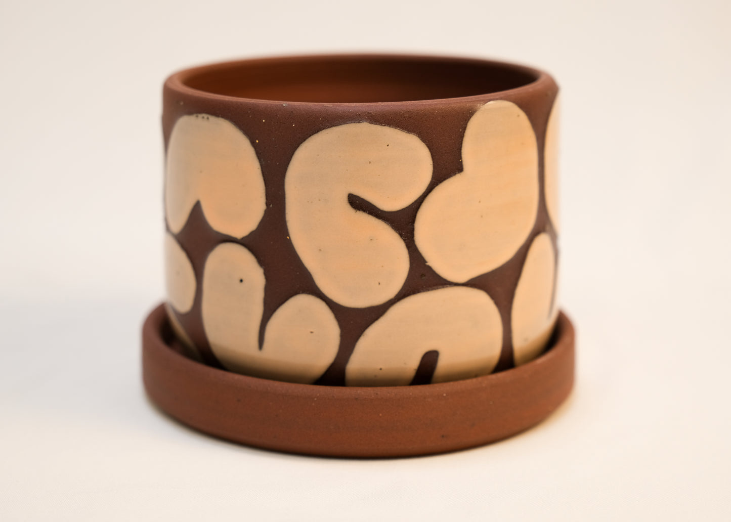 Small Peach Noodle Planter