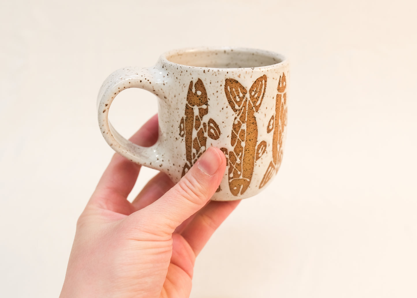 White Sardine Diner Mug