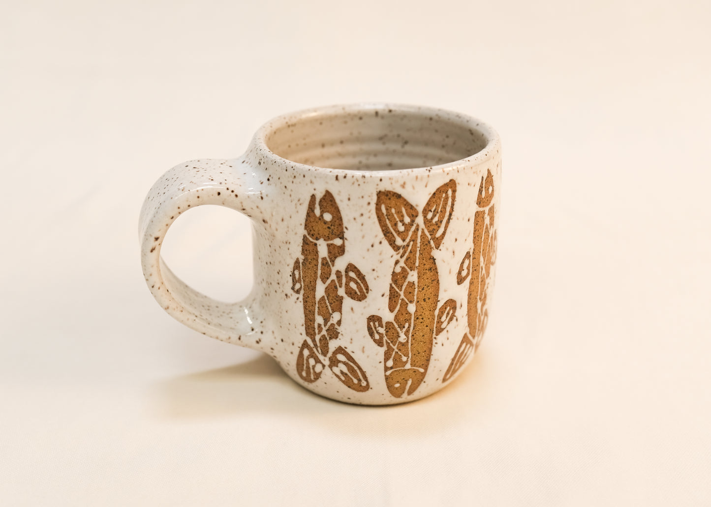 White Sardine Diner Mug