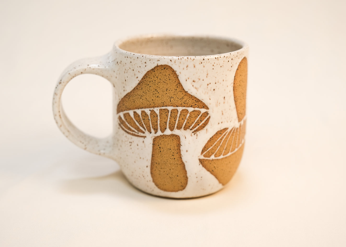 White Mushroom Big Mug