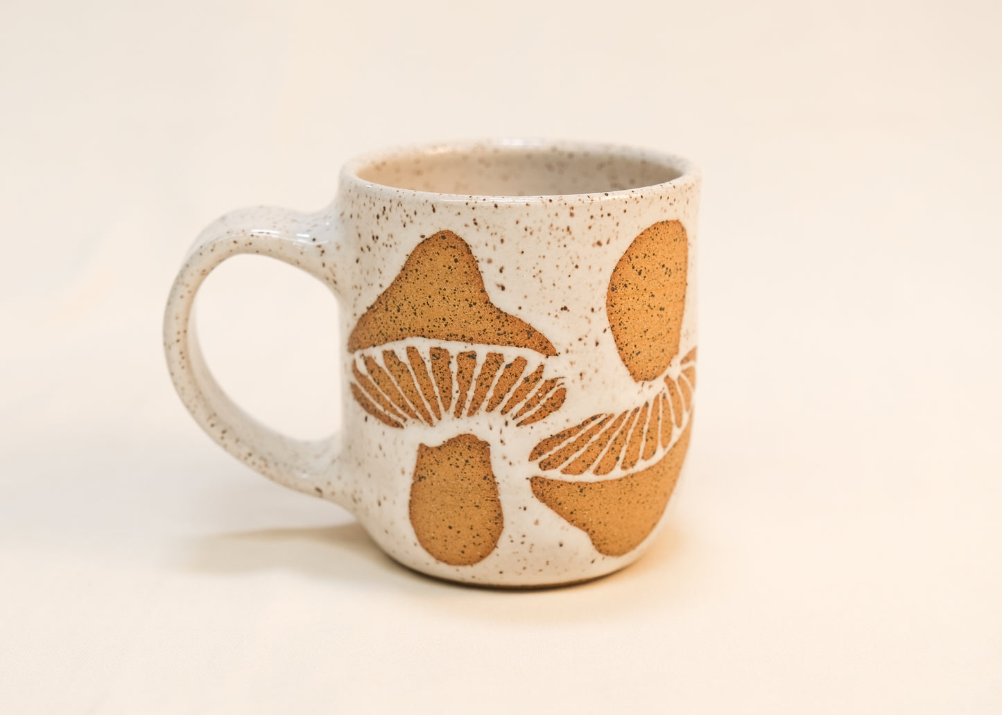 White Mushroom Diner Mug