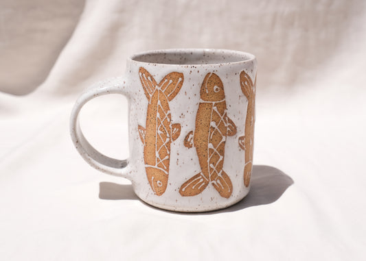 White Sardine Big Mug