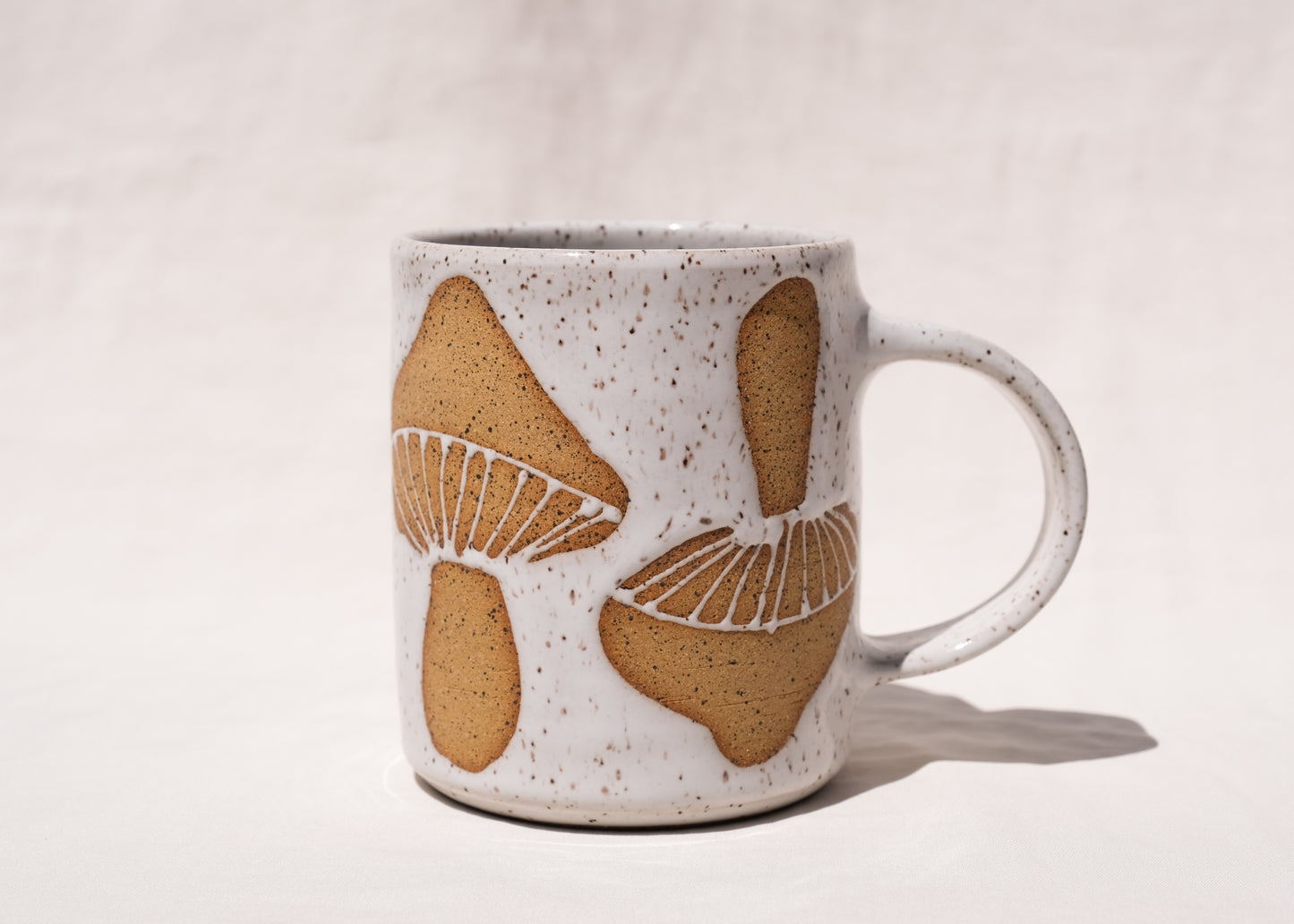 White Mushroom Big Mug