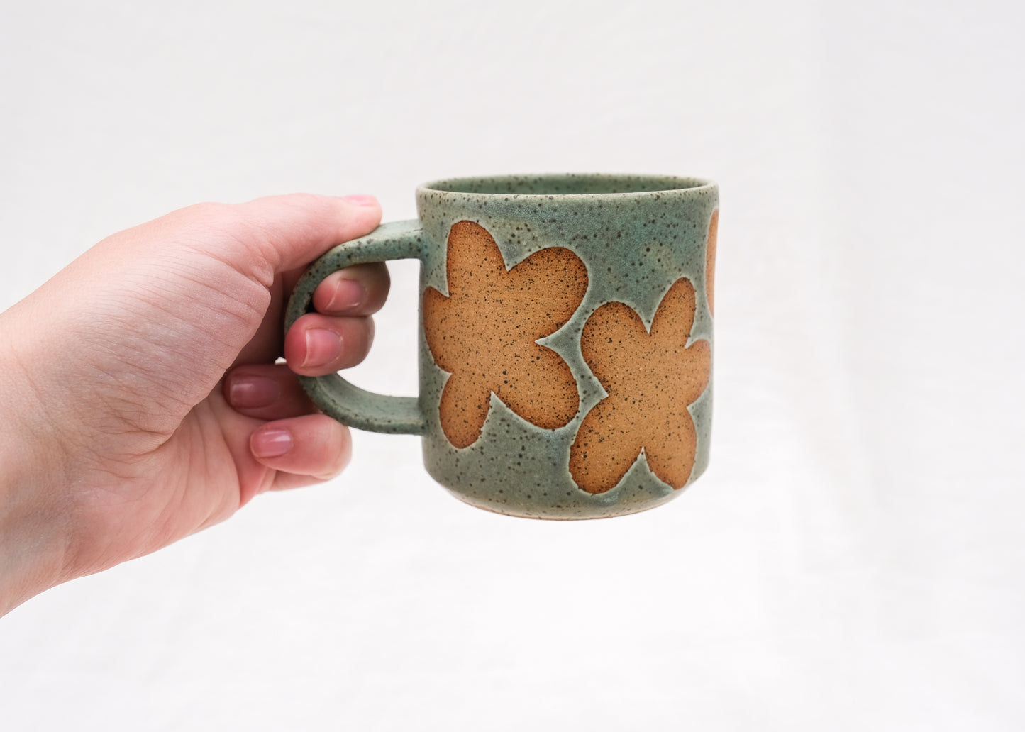 Moss Flower Diner Mug