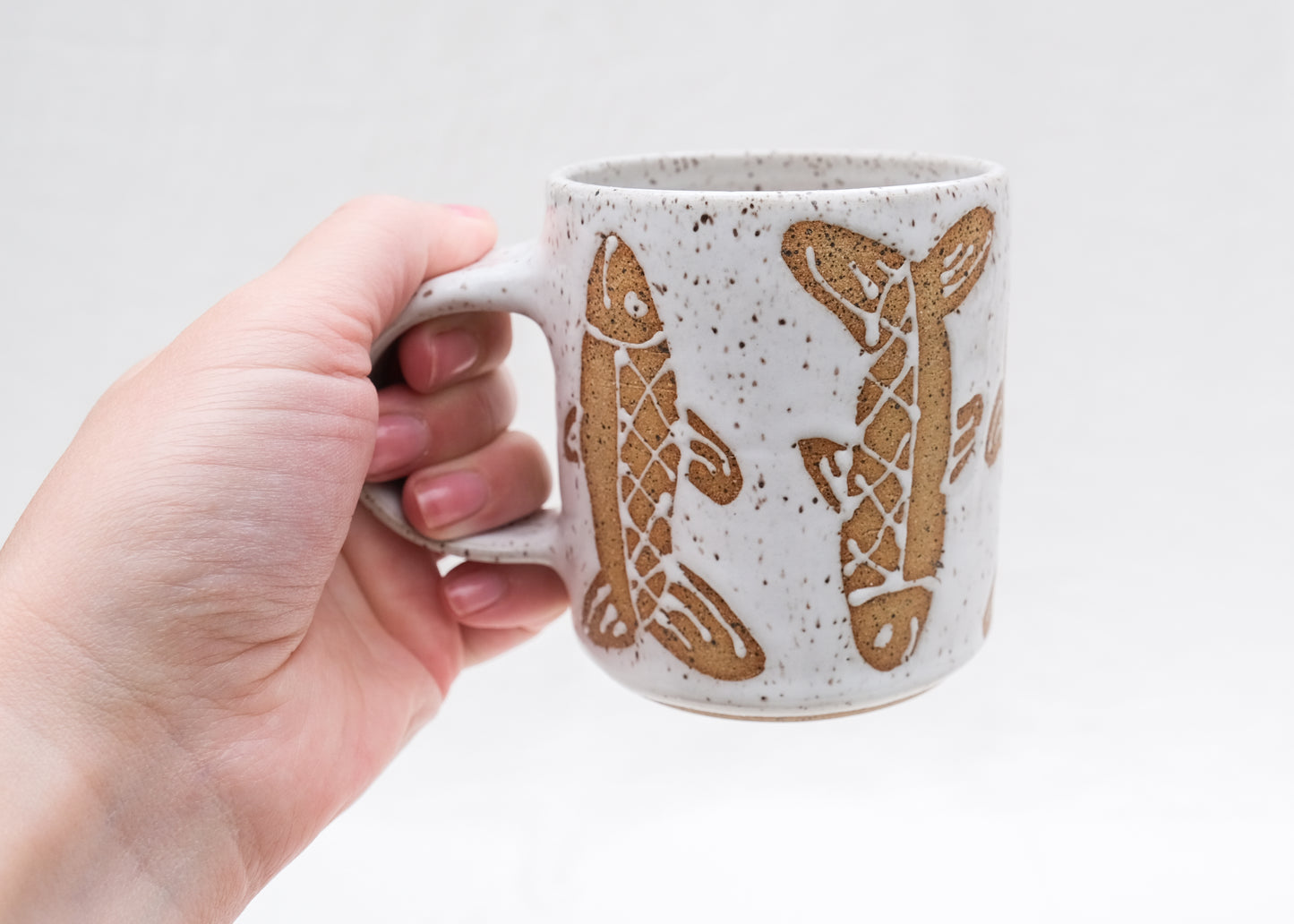 White Sardine Diner Mug